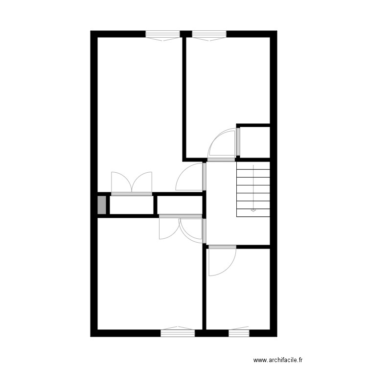 DURANDEAU. Plan de 9 pièces et 42 m2