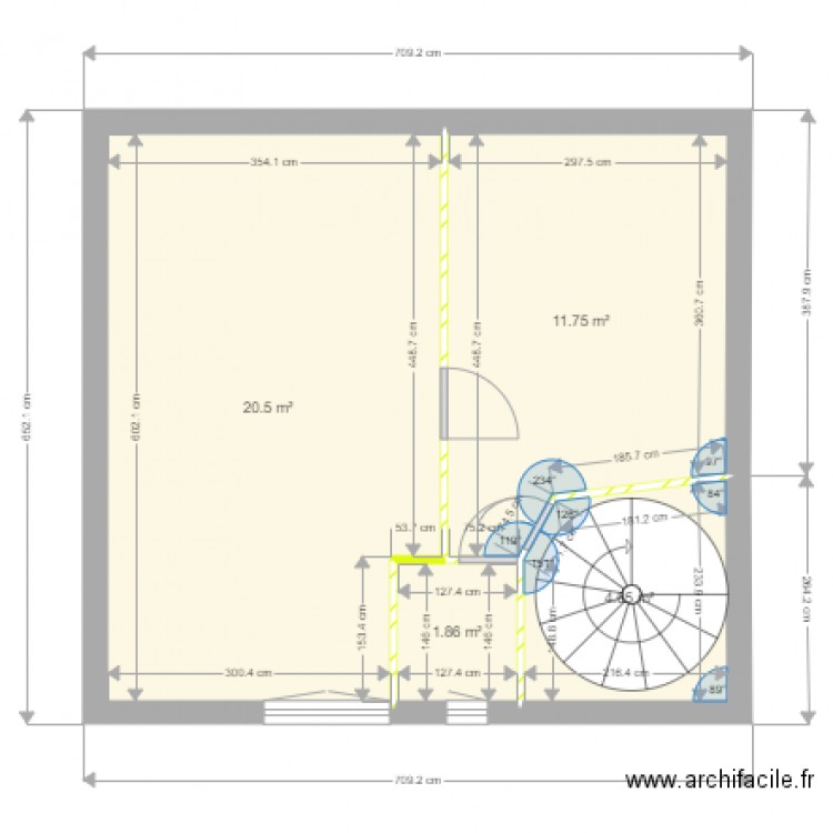 FOUGEOT ETA. Plan de 0 pièce et 0 m2