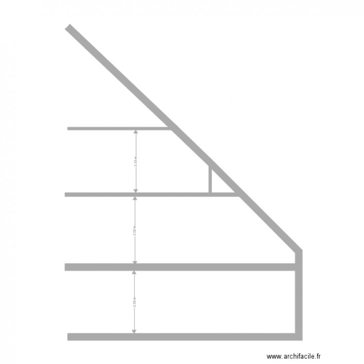 coupe reznik. Plan de 0 pièce et 0 m2