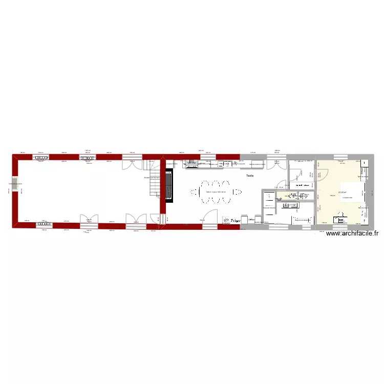 SERVOLLE Projet 2023-lineaire. Plan de 