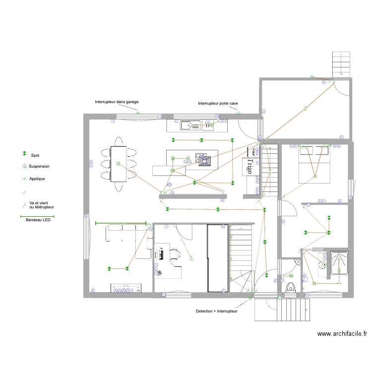 Maison Rountz. Plan de 0 pièce et 0 m2