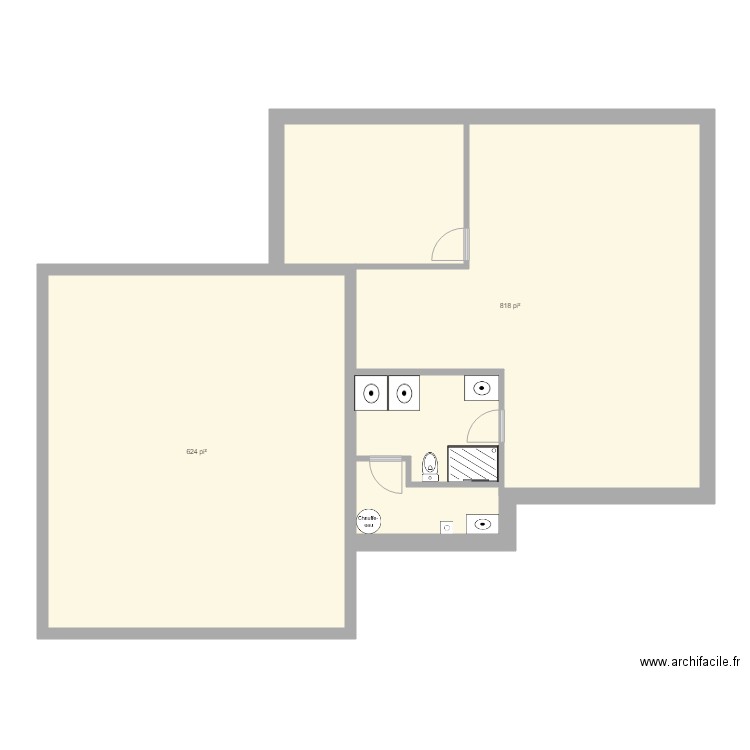 sousol. Plan de 0 pièce et 0 m2