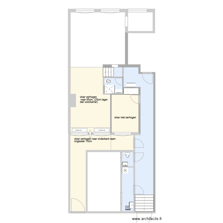 nh93 6 VLOER. Plan de 0 pièce et 0 m2