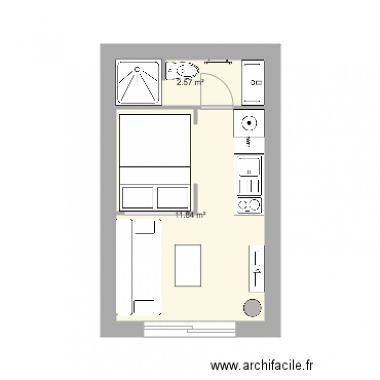 STUDIO2. Plan de 0 pièce et 0 m2