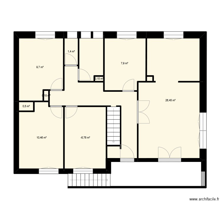 maison. Plan de 0 pièce et 0 m2