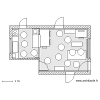 Plan s&eacute;jour avec cuisine ouverte T3 BJG V 3 D&eacute;c 2011