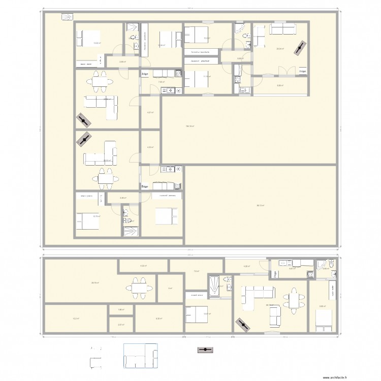 LOCA. Plan de 0 pièce et 0 m2