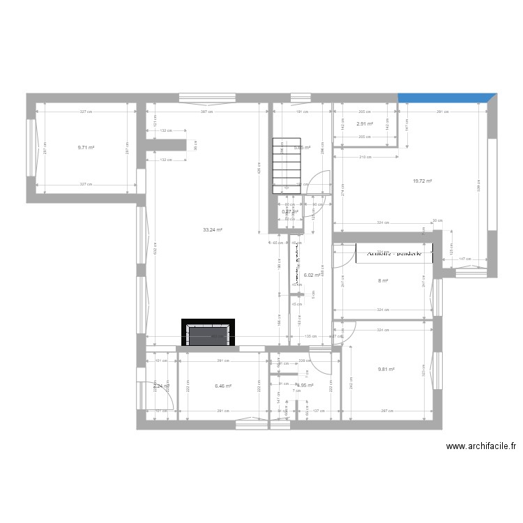 Drujon EDL RDC. Plan de 0 pièce et 0 m2