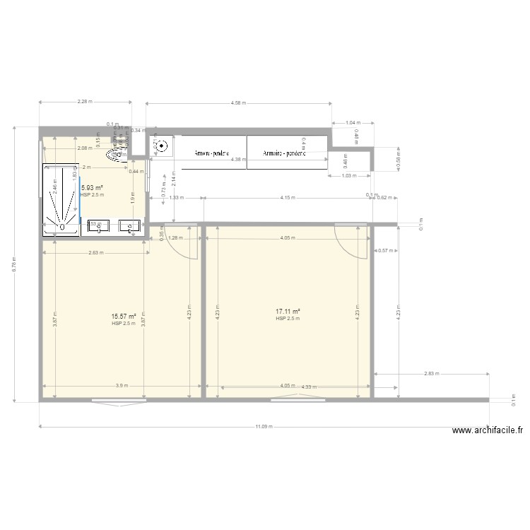 Chambre bureau 4. Plan de 0 pièce et 0 m2