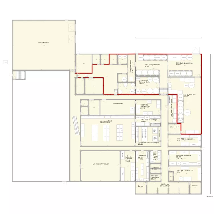 V92 Pojet EXTRAPURE 11 000p2 Locaux et Équipements V92. Plan de V92 Pojet EXTRAPURE 11 000p2 Locaux et Équipements V92. Plan de