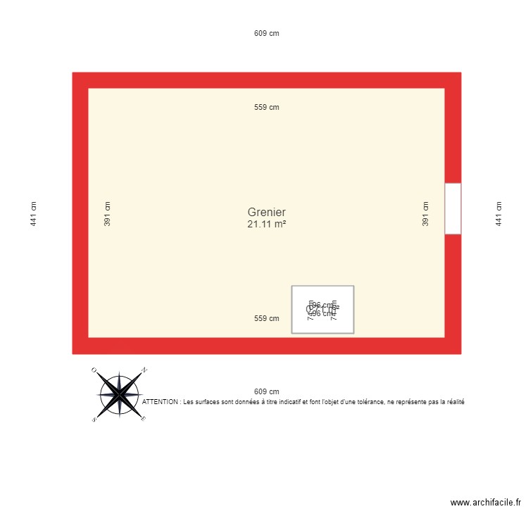 BI 1610 2 ème étage. Plan de 0 pièce et 0 m2