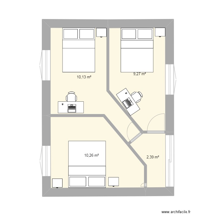 extensio . Plan de 0 pièce et 0 m2