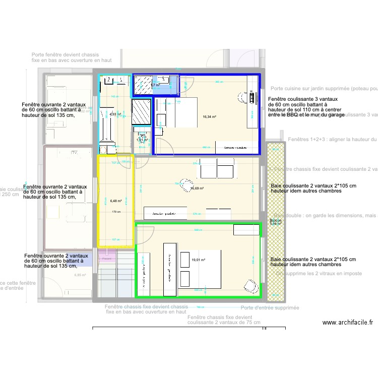 20230402 XL test SDB 3. Plan de 0 pièce et 0 m2