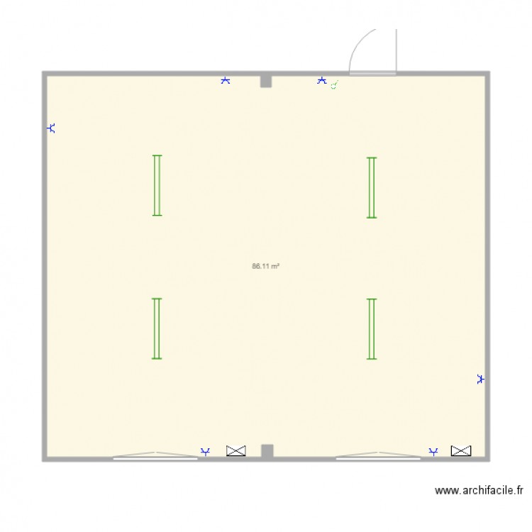 assemblage de 2 modules. Plan de 0 pièce et 0 m2