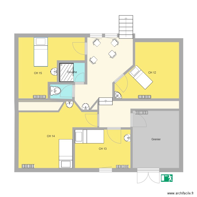 CHRS. Plan de 0 pièce et 0 m2