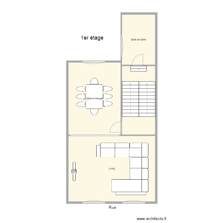 1er Prado. Plan de 0 pièce et 0 m2