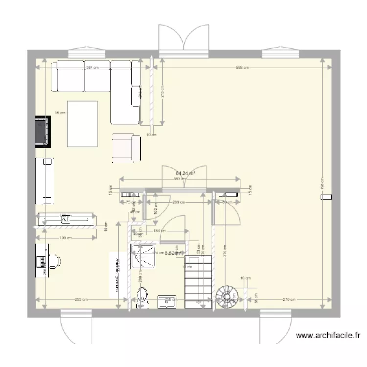 RDC Maison La Baule V2 29 03 2018 avant cuisine. Plan de RDC Maison La Baule V2 29 03 2018 avant cuisine. Plan de