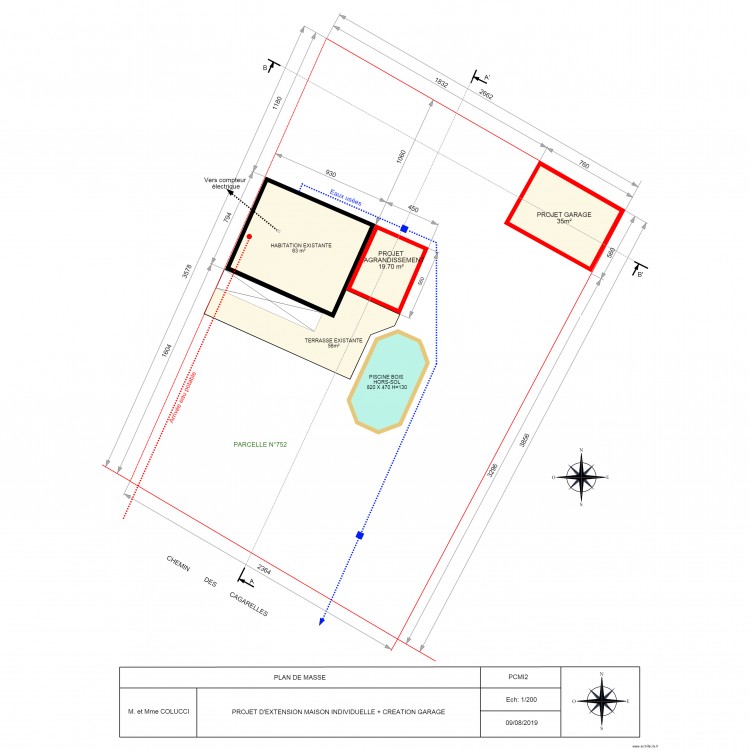 PCMI2  plan de masse. Plan de 0 pièce et 0 m2