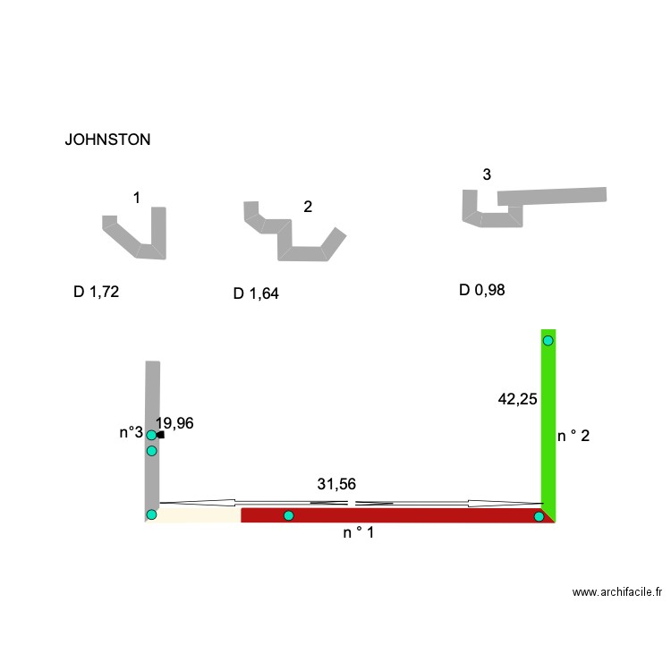 bis JOHNSTON MAGASIN. Plan de 0 pièce et 0 m2