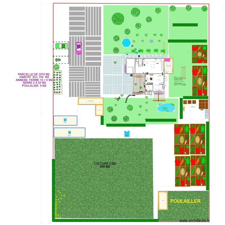 PROJET ECOLIEUX . Plan de 0 pièce et 0 m2