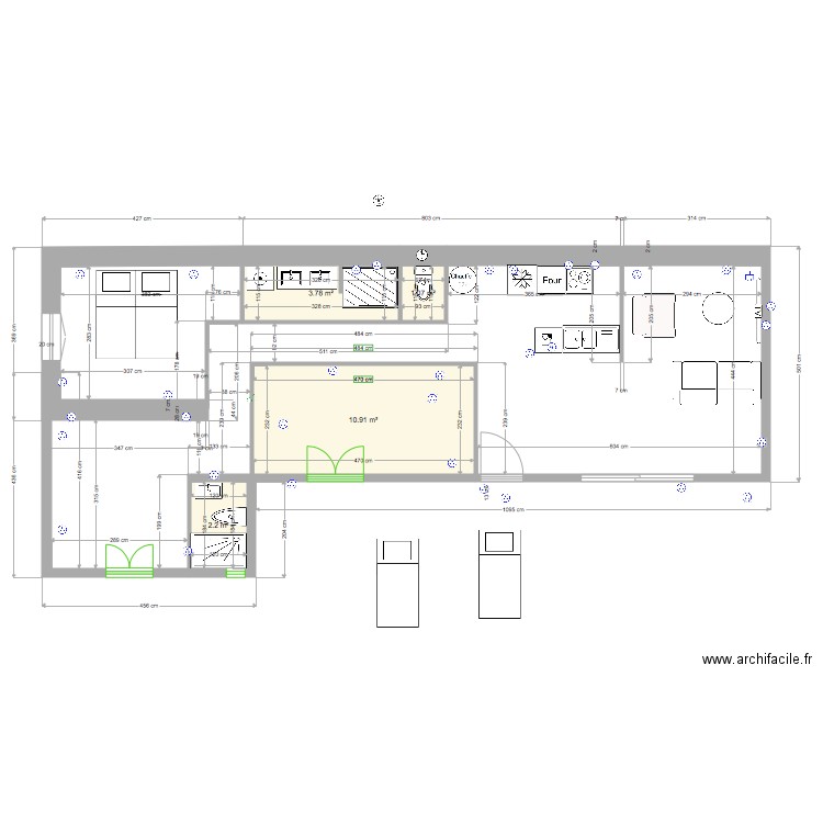 Appart LOT 1. Plan de 0 pièce et 0 m2