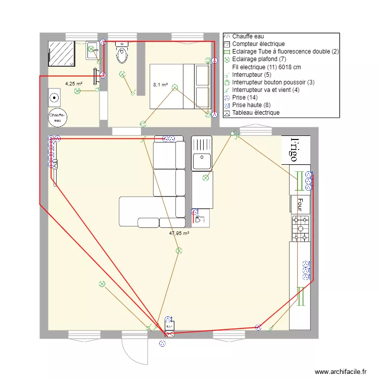 ALEXI MAISON. Plan de 
