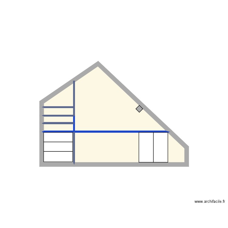 Étagères chambre Crotoy 1. Plan de 0 pièce et 0 m2