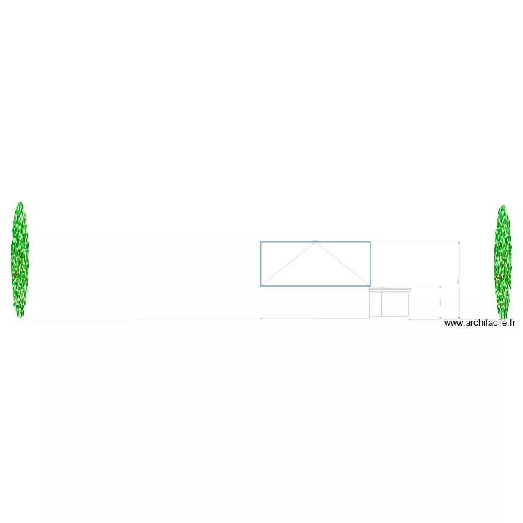 coupe paysag&egrave;re bis belamy. Plan de 