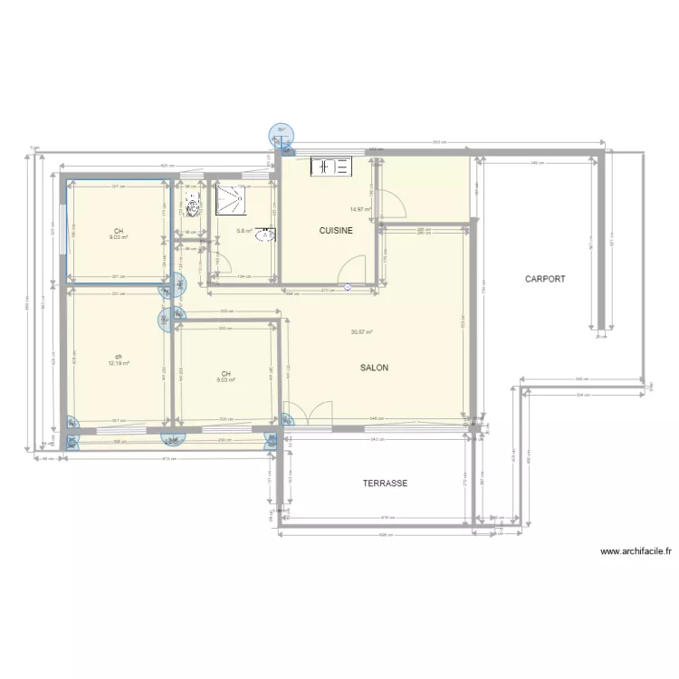 mai villa 5. Plan de 