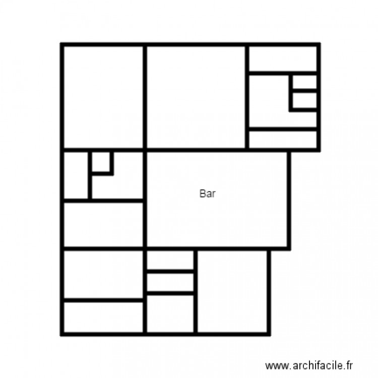 trinquet. Plan de 0 pièce et 0 m2