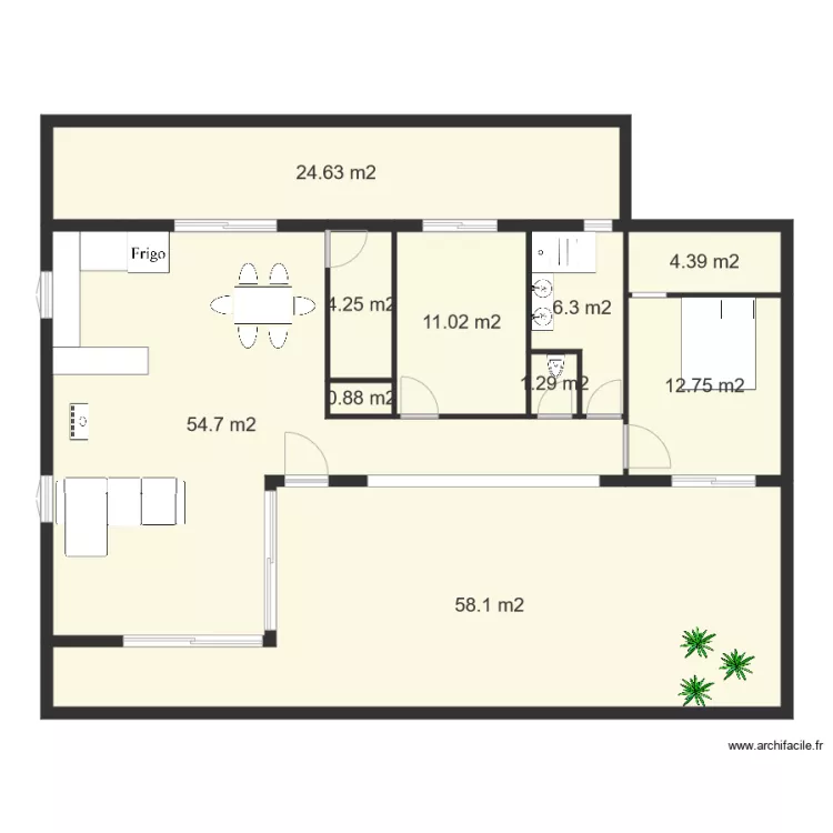 couloir. Plan de couloir. Plan de