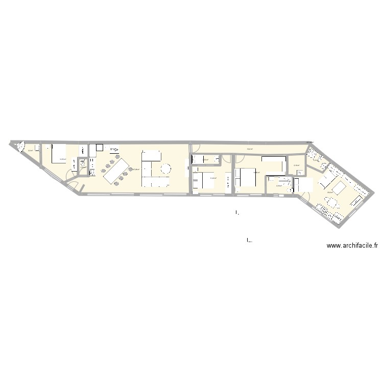  Plan bien vincent départ avec future studio. Plan de 0 pièce et 0 m2