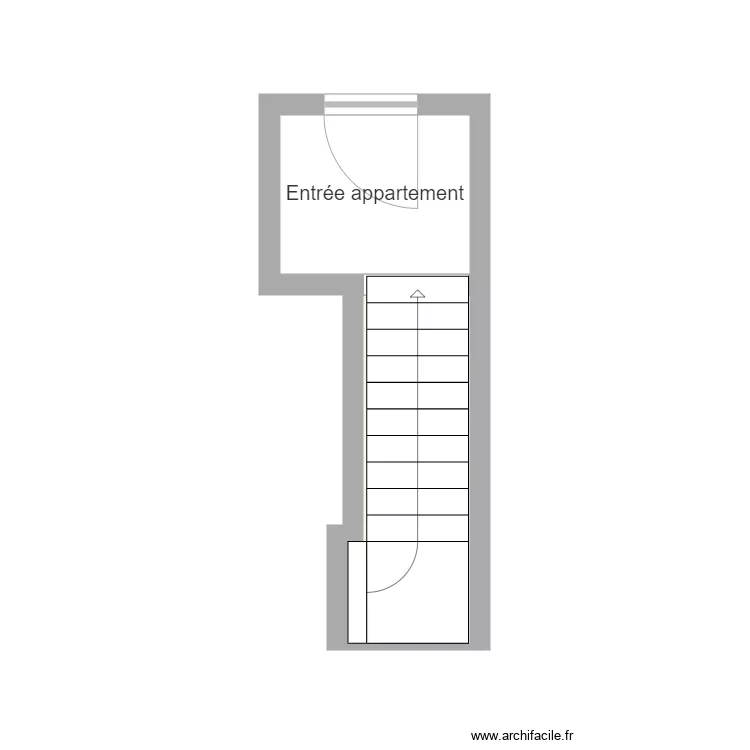 Choudar Niv 1 appartement. Plan de 