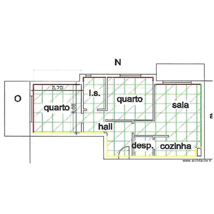 Planta000. Plan de 0 pièce et 0 m2