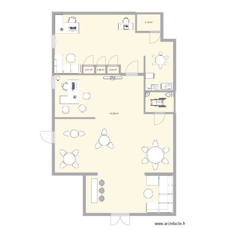 accueil aair para. Plan de 0 pièce et 0 m2