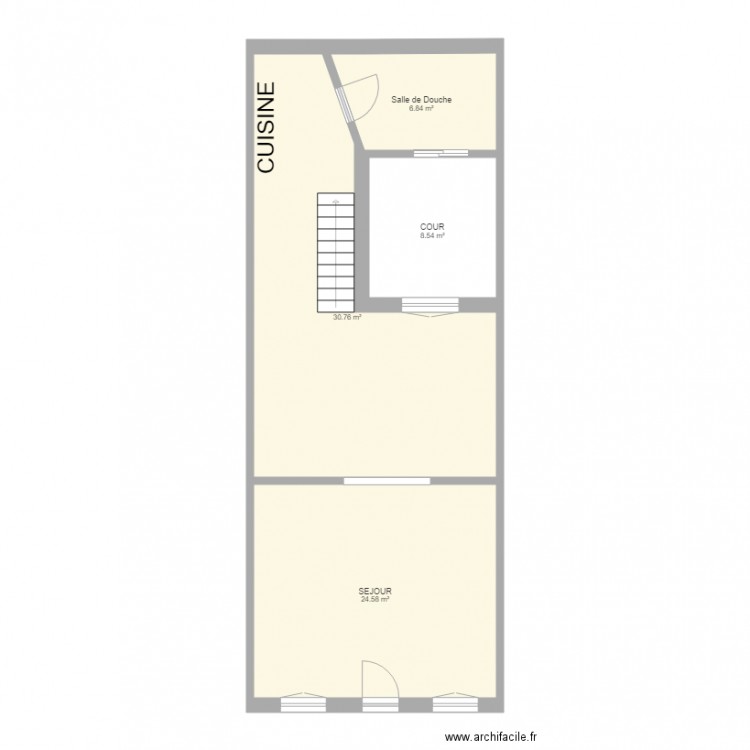 st medard. Plan de 0 pièce et 0 m2