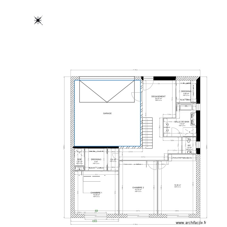 BREHEC RDC. Plan de 0 pièce et 0 m2