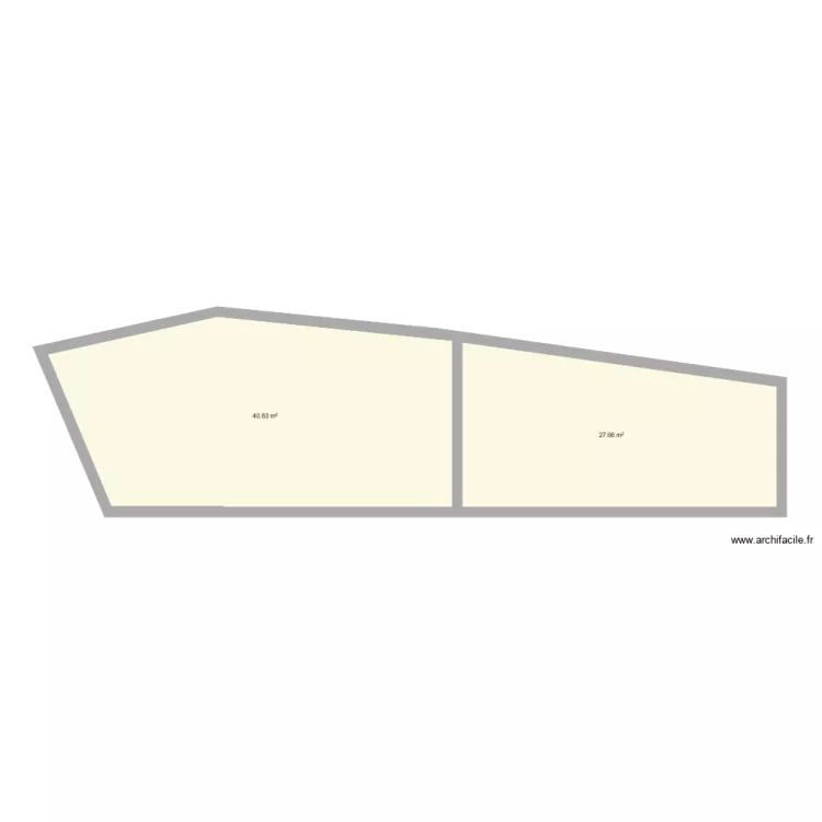 maison. Plan de 