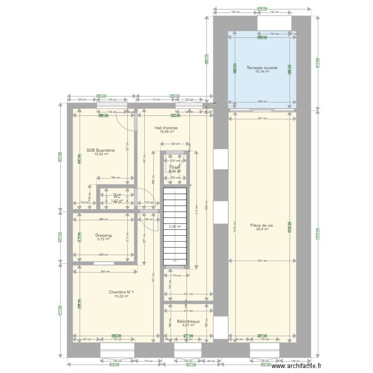 App 2 mesures. Plan de 0 pièce et 0 m2