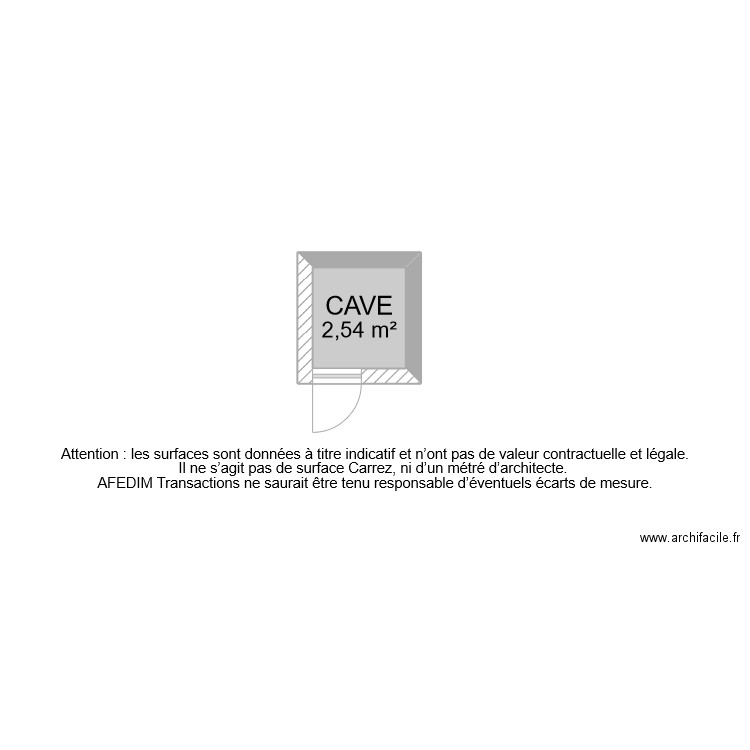 BI 10036 CAVE. Plan de 0 pièce et 0 m2