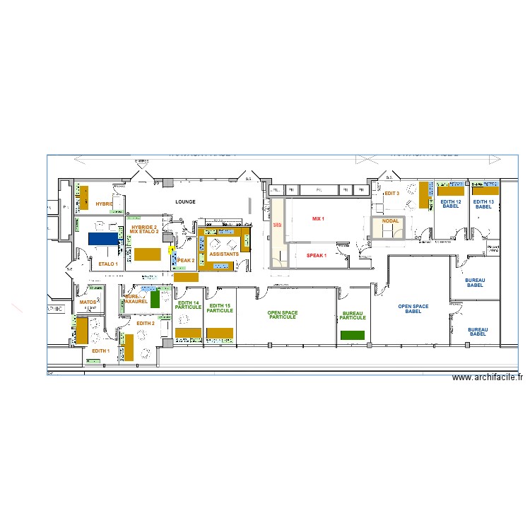 VALIN V22. Plan de 2 pièces et 12 m2