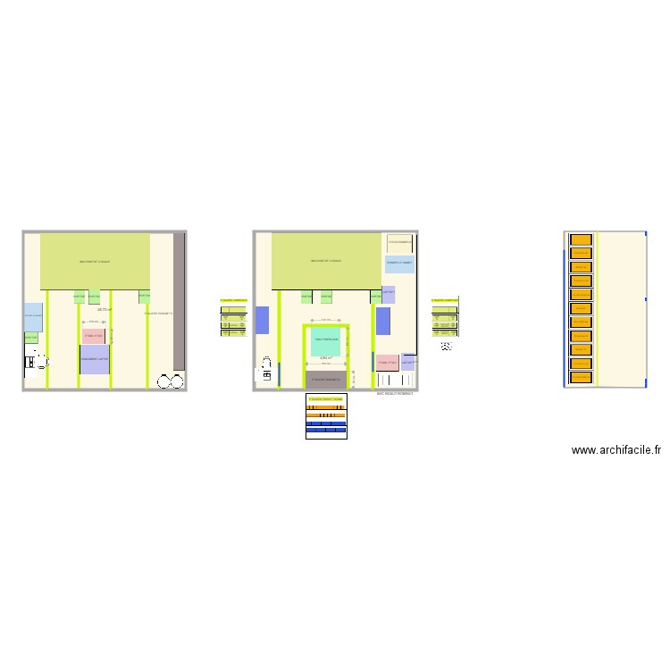 atelier visseuse 1. Plan de 5 pièces et 116 m2