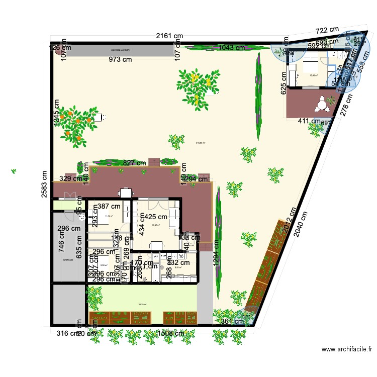 parcelle cadastrale forcalquier état initial. Plan de 22 pièces et 566 m2