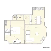 Appart 1er Soignies meubl&eacute; V3