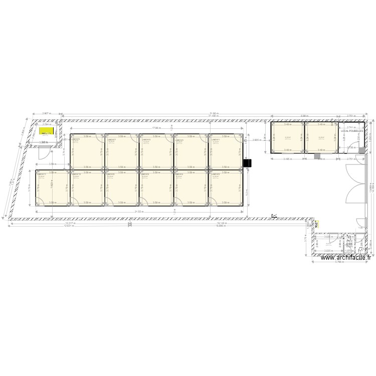 PLAN CREQUI IMPLANTATION LABO CF. Plan de 0 pièce et 0 m2