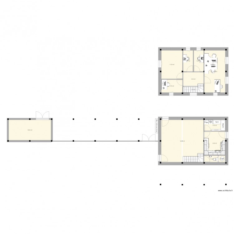 tiers-lieu dessin Mélia. Plan de 0 pièce et 0 m2