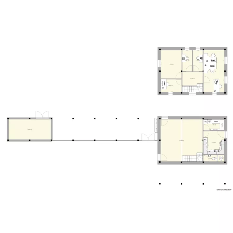 tiers-lieu dessin M&eacute;lia. Plan de 