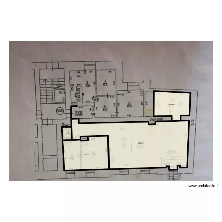 implantation bar. Plan de 