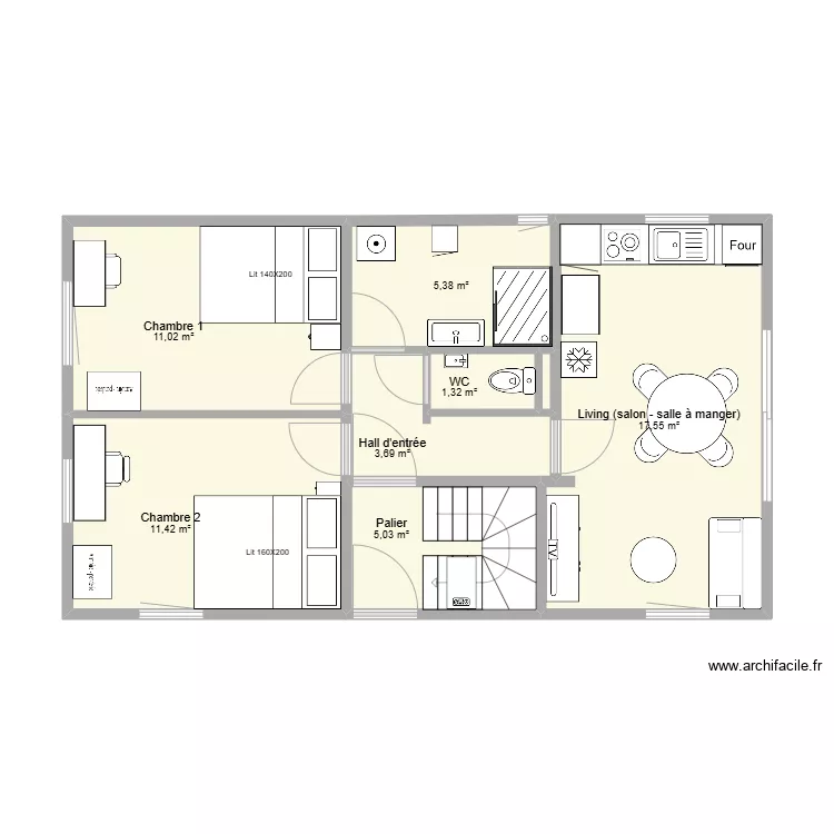Annexe Tenderie RDC bis. Plan de 