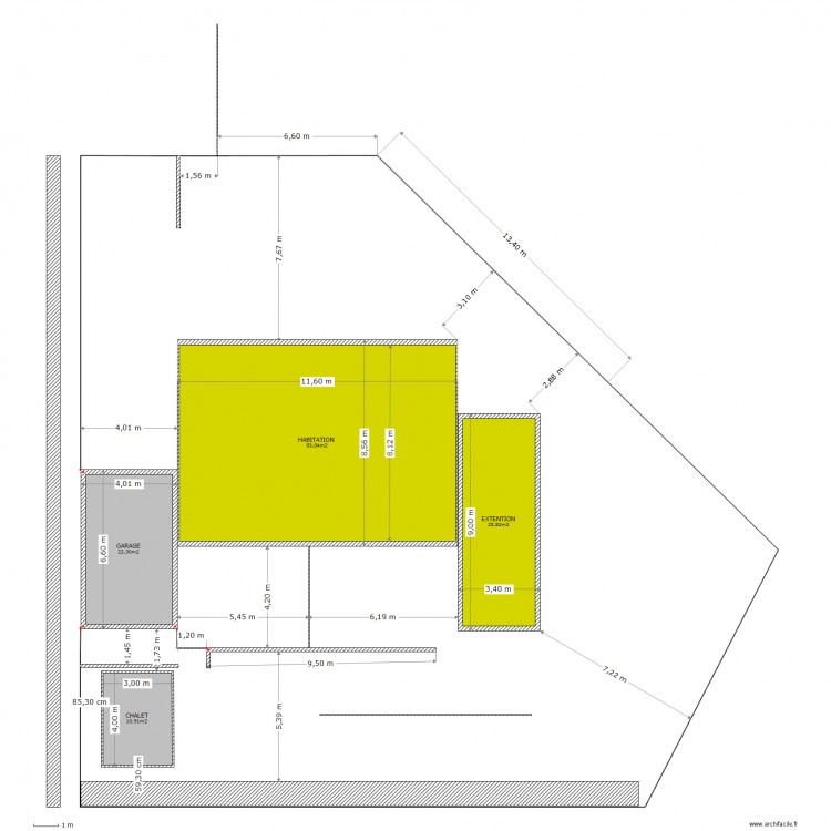 Plan de Masse. Plan de 0 pièce et 0 m2